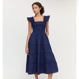Hill House Home Ellie Nap Dress in Navy Crepe